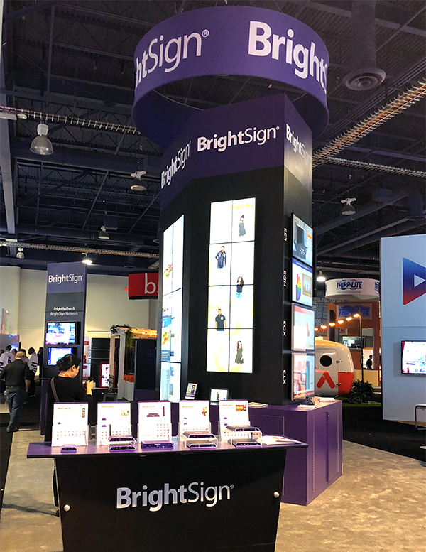 BrightSign booth