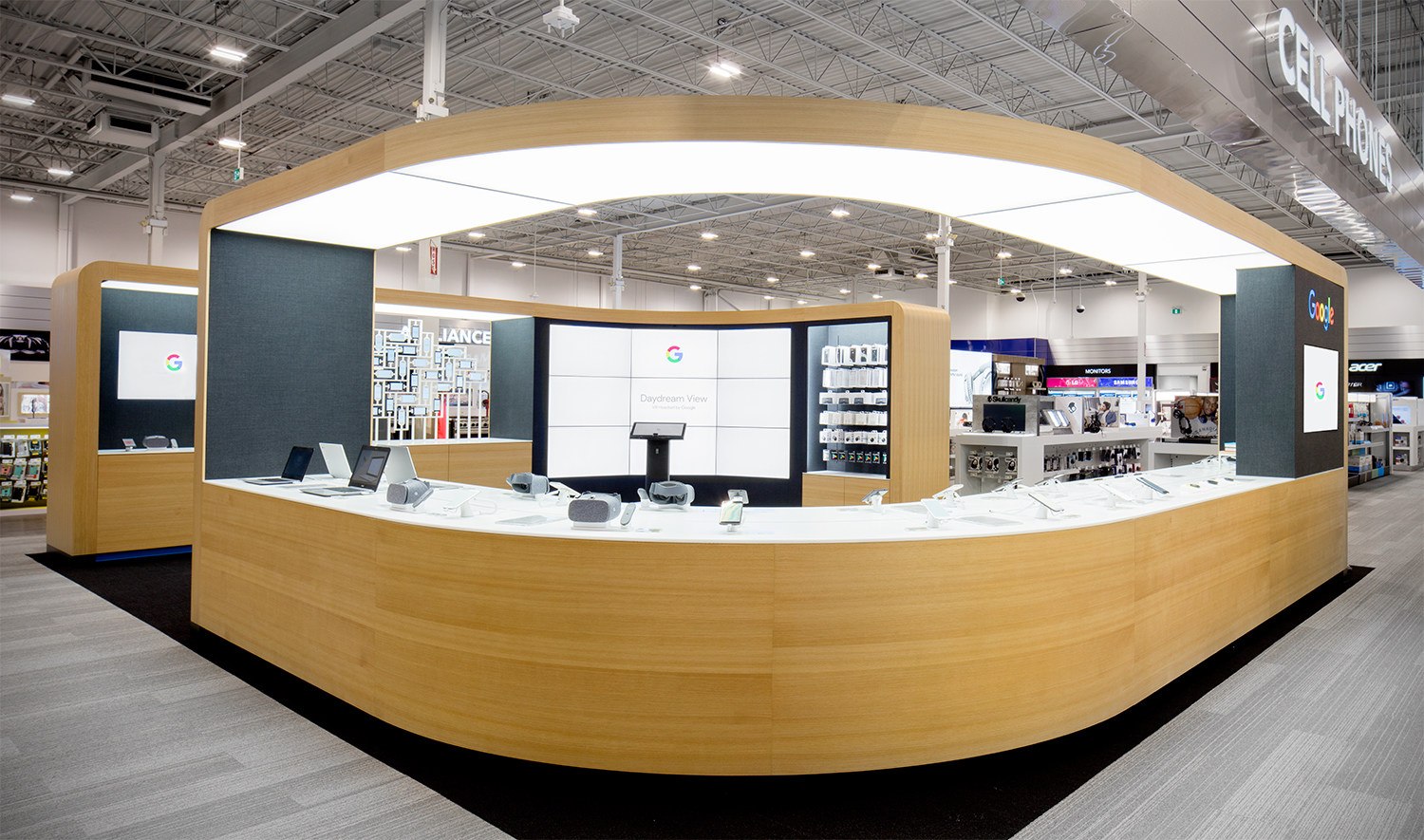 Best Buy Canada-Best Buy hosts Google-s first -shop within a sho