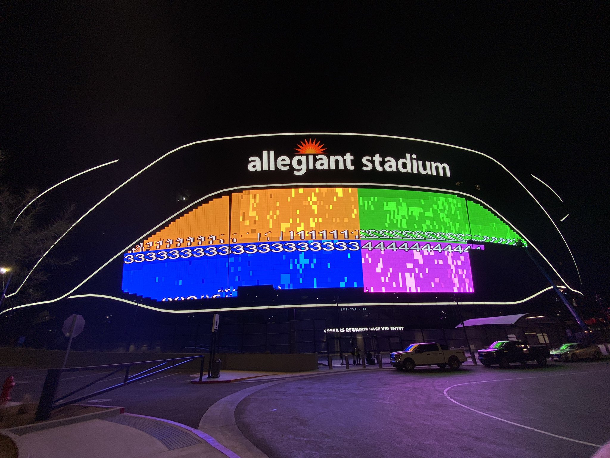 Las Vegas Raiders NFL Team LED Sign