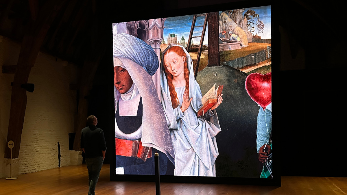 Leyard LED wall at the Sint-Janshospitaal Museum in Bruges (Photo: Leyard)