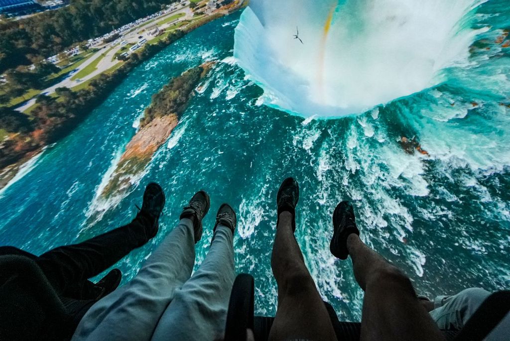 Soaring over the Horseshoe Falls with Niagara Takes Flight
