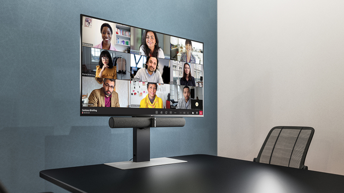 “Express Install” video conferencing solution by LG and Jabra (Image: LG)