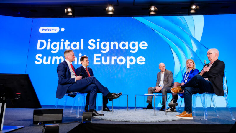 From left: Florian Rotberg (invidis), Stefan Schieker (invidis), Balthasar Mayer (invidis), Antonia Hamberger (invidis) & Dave Haynes (Sixteen:Nine founder) (Image: invidis)